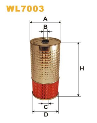 WIX FILTERS alyvos filtras WL7003